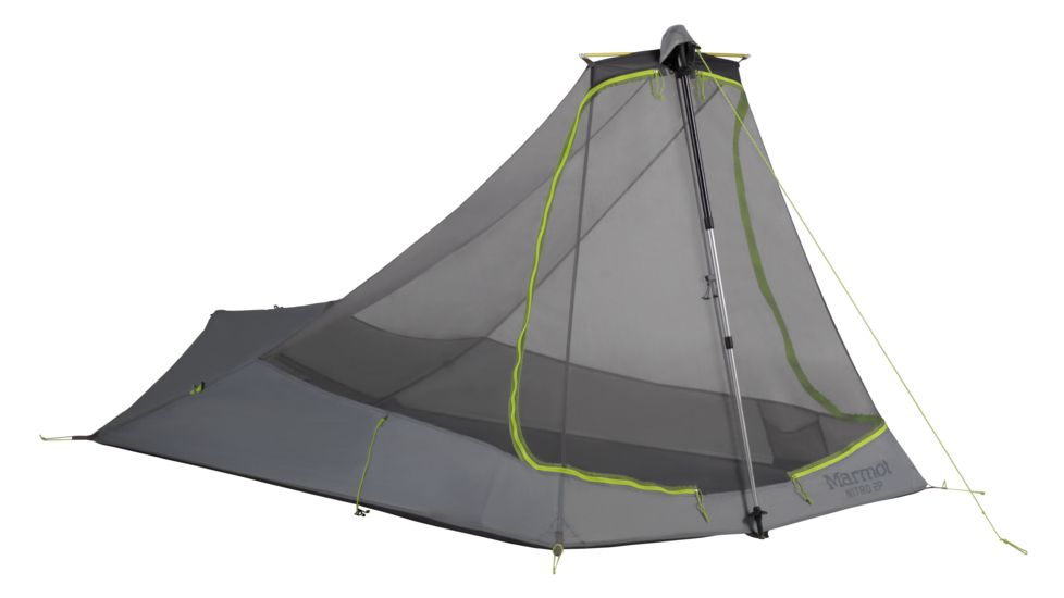 Marmot Nitro 2P - 2 Person, 3 Season-Green Lime/Steel