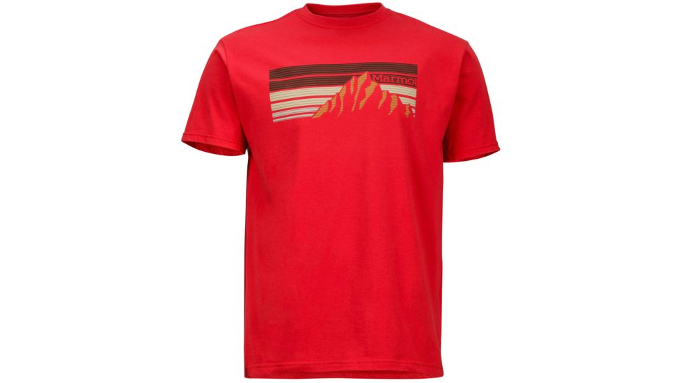 Marmot Norse Tee Short Sleeve - Men's -Cardinal-Large