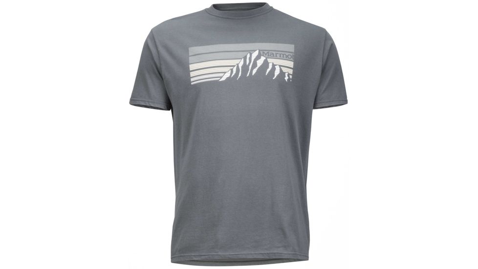 Marmot Norse Tee Short Sleeve - Men's -Charcoal-X-Large