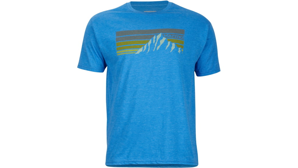 Marmot Norse Tee Short Sleeve - Men's -Royal Heather-Small