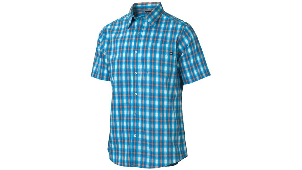 Marmot Norwood Short Sleeve Shirt - Men's-Atomic Blue-Small