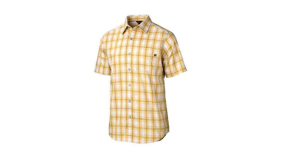 Norwood Short Sleeve Shirt - Mens-Radiant Yellow-Large