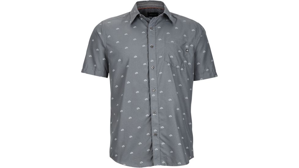 Marmot Notus Short Sleeve Shirt - Men's-Cinder-Medium
