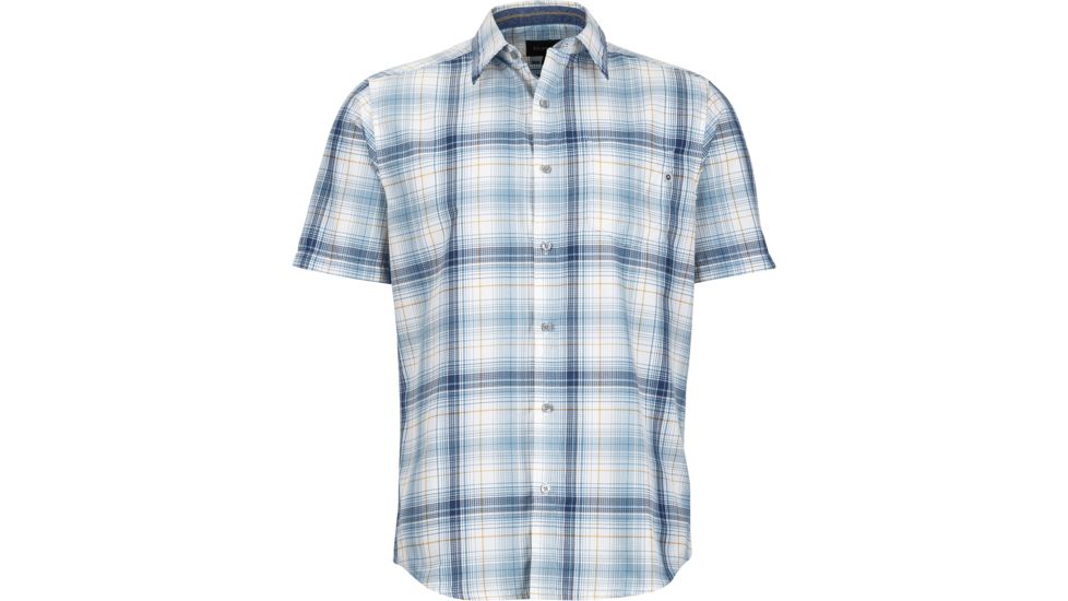 Marmot Notus Short Sleeve Shirt - Men's-Slate Blue-X-Large