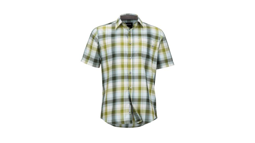 Marmot Notus Short Sleeve Shirt - Mens, Cilantro, L 44350-4440-L