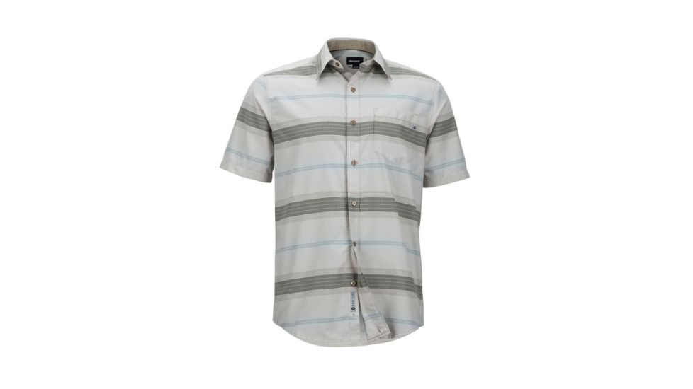 Marmot Notus Short Sleeve Shirt - Mens, Light Khaki, L 44350-7040-L