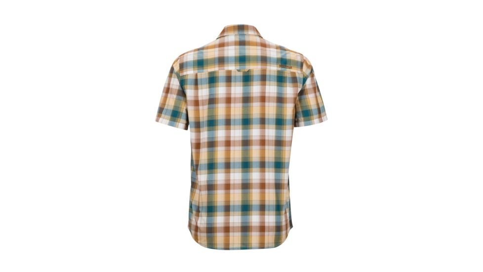Marmot Notus Short Sleeve Shirt - Mens, Dark Maple, Extra Large 44350-9565-XL