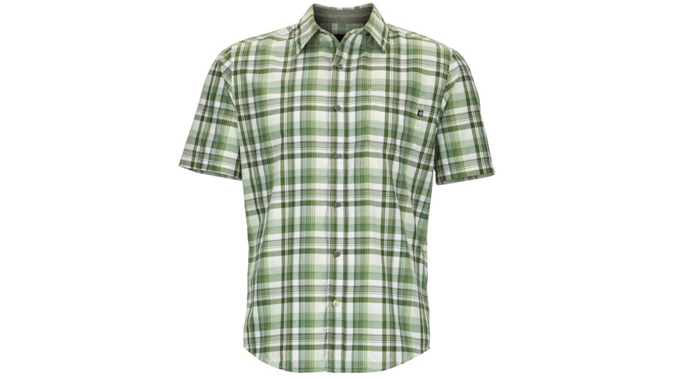 Notus Short Sleeve Shirt - Mens-Dark Lichen-Small