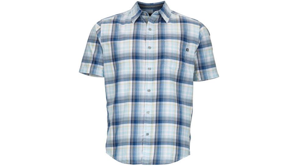 Marmot Notus Short Sleeve Shirt - Men's-Mosaic Blue-Small