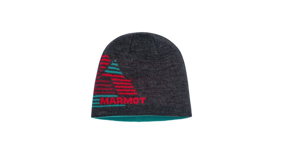 Marmot Novelty Reversible Beanie, Dark Grey Heather, One Size, 13880-DGreyHeat-ONE-DEMO
