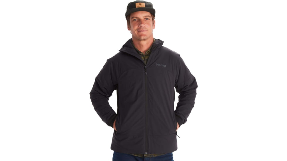 Marmot Novus LT Hybrid Hoody - Men's, Black, Extra Large, M12356-001-XL