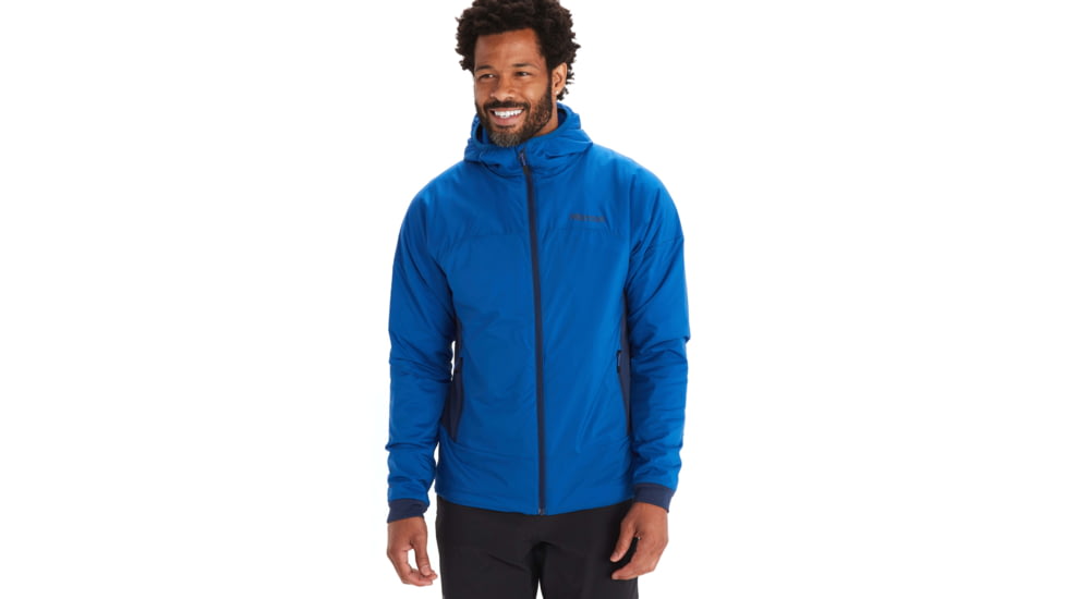 Marmot Novus LT Hybrid Hoody - Men's, Dark Azure/Arctic Navy, M, M12356-19593-M