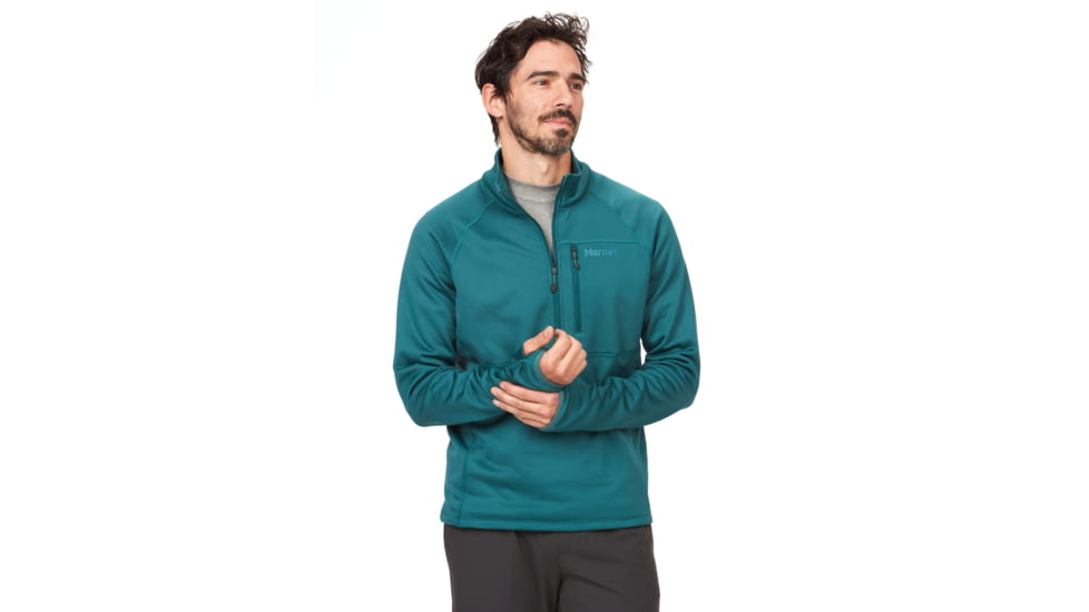 Marmot Olden Polartec 1/2 Zip - Men's, Dark Jungle, 2XL, M13183-22261-XXL