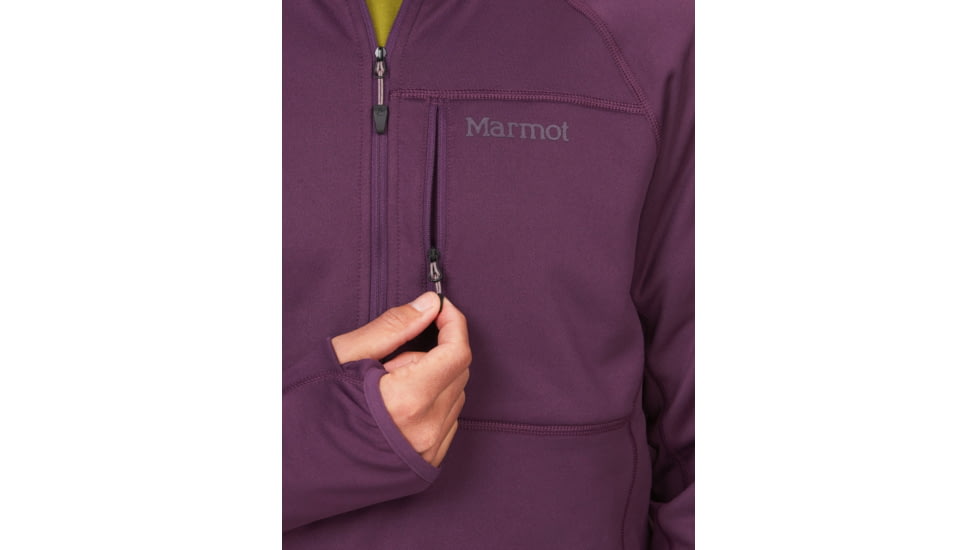 Marmot Olden Polartec 1/2 Zip - Mens, Purple Fig, Medium, M13183-22260-M