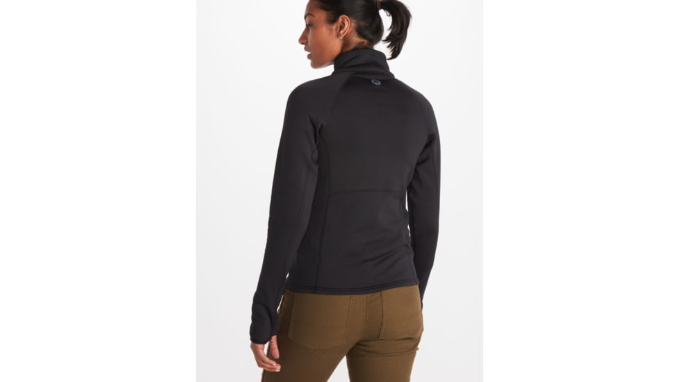 Marmot Olden Polartec 1/2 Zip - Womens, Black, Extra Large, M13187-001-XL