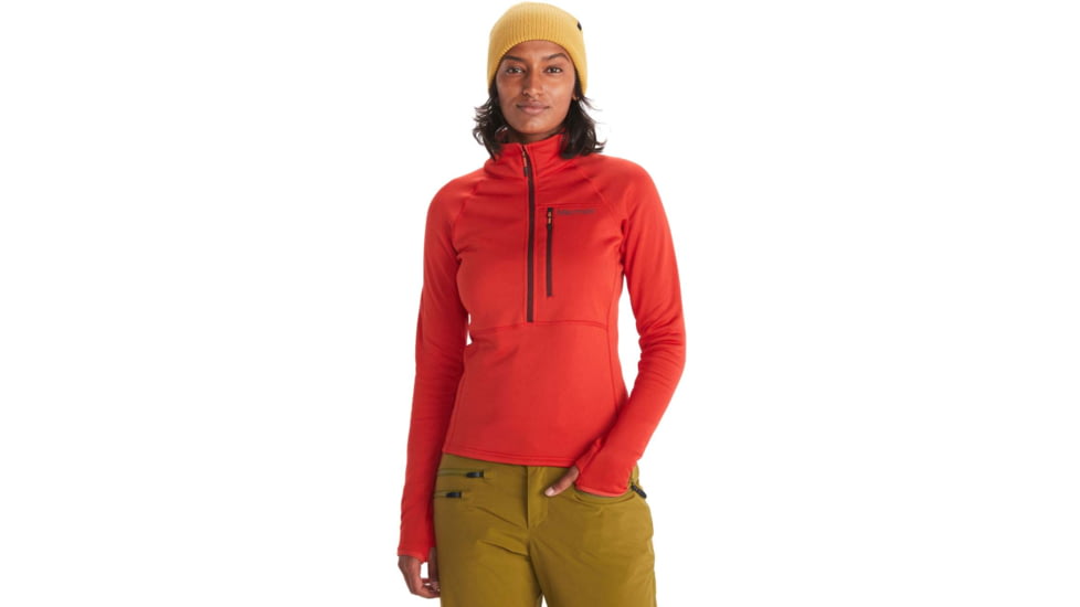 Marmot Olden Polartec 1/2 Zip - Womens, Cairo, Extra Small, M13187-6361-XS