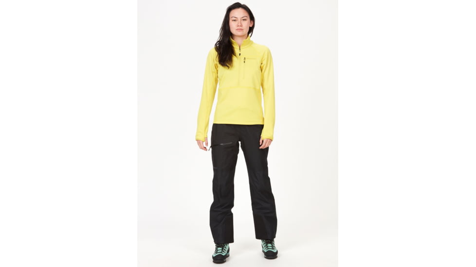 Marmot Olden Polartec 1/2 Zip - Womens, Limelight, Small, M13187-21536-S