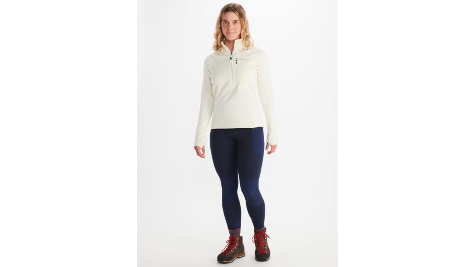 Marmot Olden Polartec 1/2 Zip - Womens, Papyrus, Extra Small, M13187-7395-XS