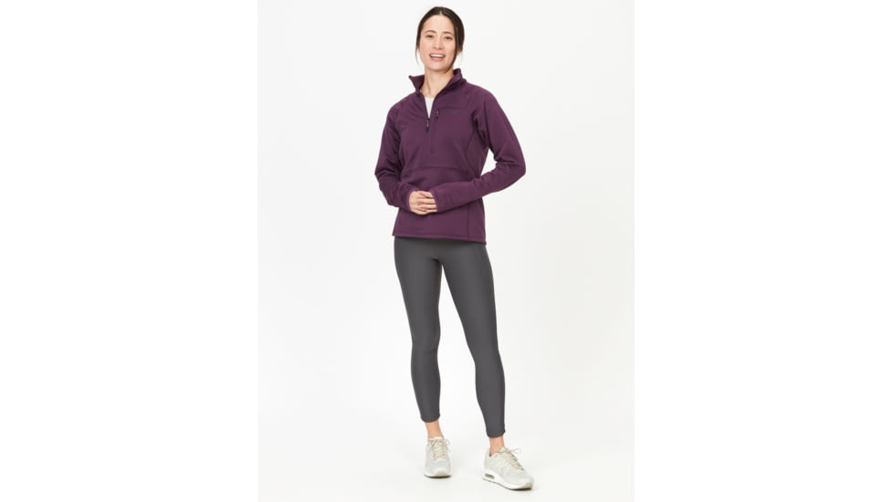 Marmot Olden Polartec 1/2 Zip - Womens, Purple Fig, Medium, M13187-22260-M