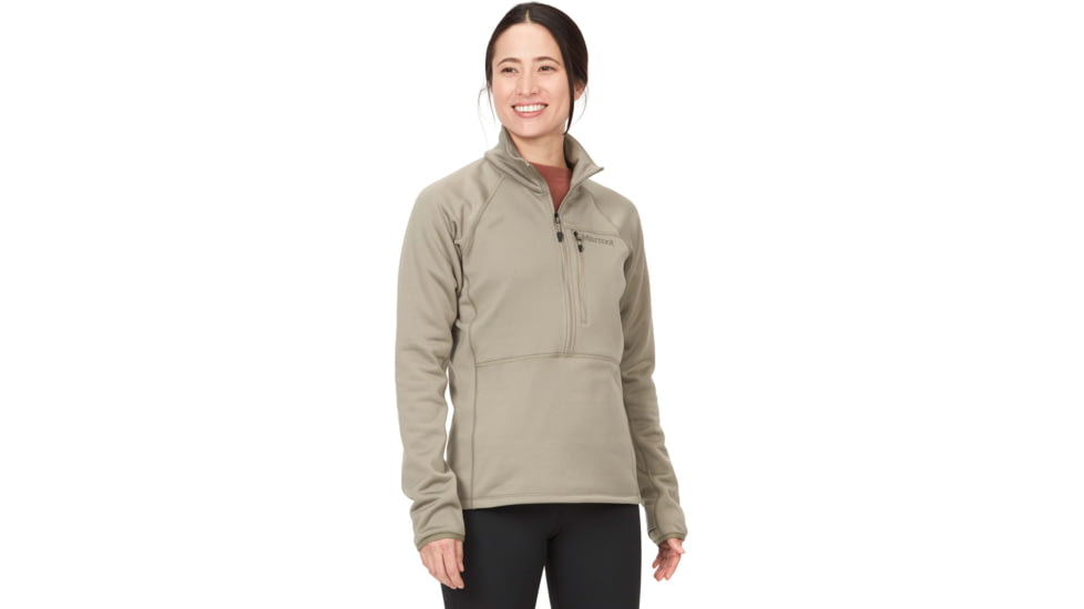 Marmot Olden Polartec 1/2 Zip - Womens, Vetiver, Large, M13187-21543-L