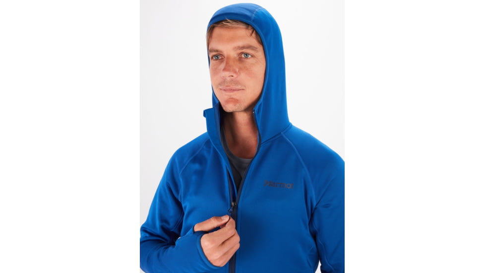 Marmot Olden Polartec Hoody - Men's, Large, Dark Azure, M13182-2059-L