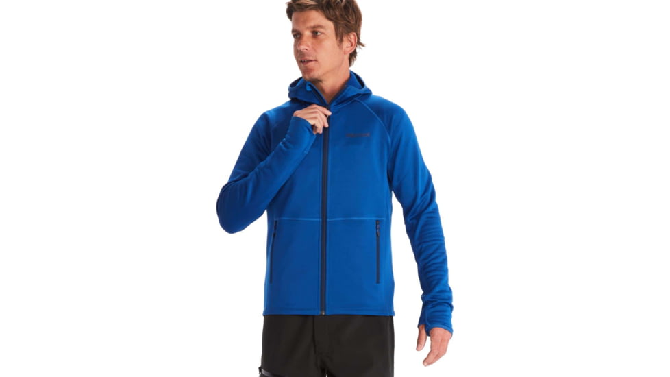 Marmot Olden Polartec Hoody - Men's, Large, Dark Azure, M13182-2059-L