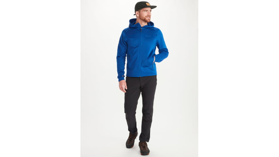 Marmot Olden Polartec Hoody - Men's, Large, Dark Azure, 12030-2059-L