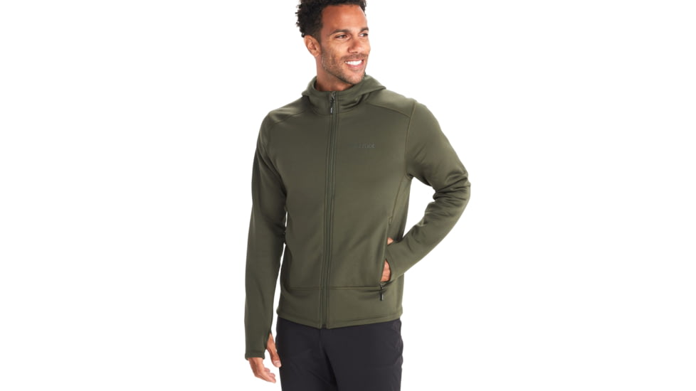Marmot Olden Polartec Hoody - Men's, Large, Nori, 12030-4859-L