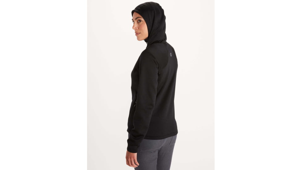 Marmot Olden Polartec Hoody - Womens, Black, Small, 13290-001-S