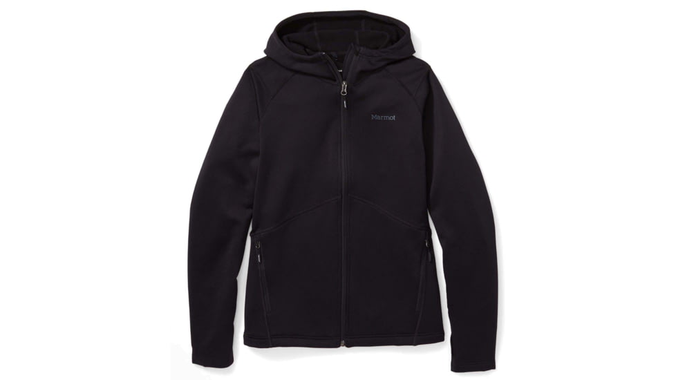 Marmot Olden Polartec Hoody - Women's, Black, Large, 13290-001-L