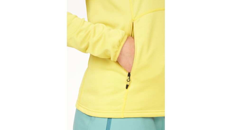 Marmot Olden Polartec Hoody - Womens, Limelight, Medium, M13186-21536-M