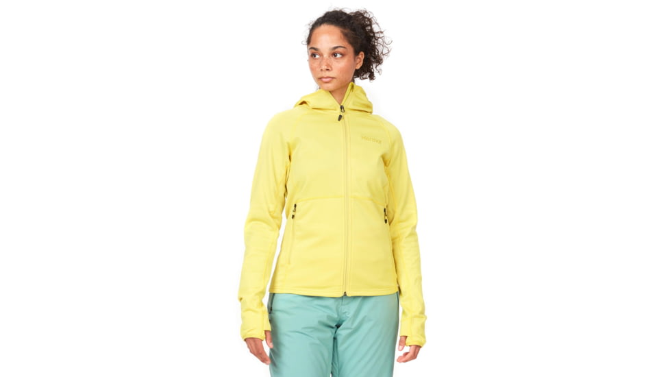 Marmot Olden Polartec Hoody - Women's, Limelight, Extra Small, M13186-21536-XS