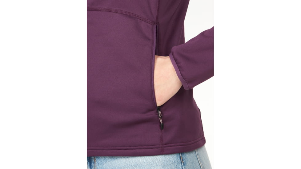 Marmot Olden Polartec Hoody - Womens, Purple Fig, Large, M13186-22260-L