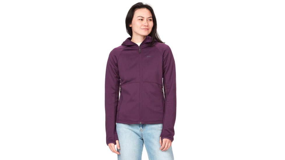 Marmot Olden Polartec Hoody - Women's, Purple Fig, Large, M13186-22260-L
