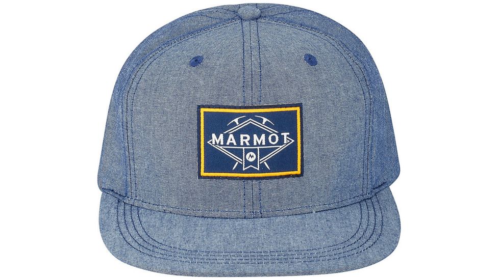 Marmot Origins Cap - Men's-Nice Axe Blue Chambray