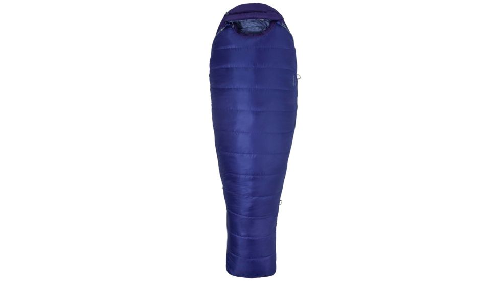 Marmot Ouray Sleeping Bag - Womens, Electric Purple/Royal Grape, Regular, Left Zip, 29940-6999-LZ