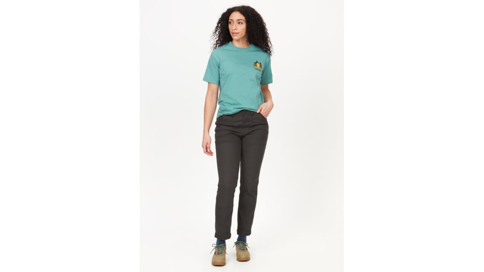 Marmot Outdoor Marty Short Sleeve Tee - Womens, Blue Agave, Small, M14847-3637-S