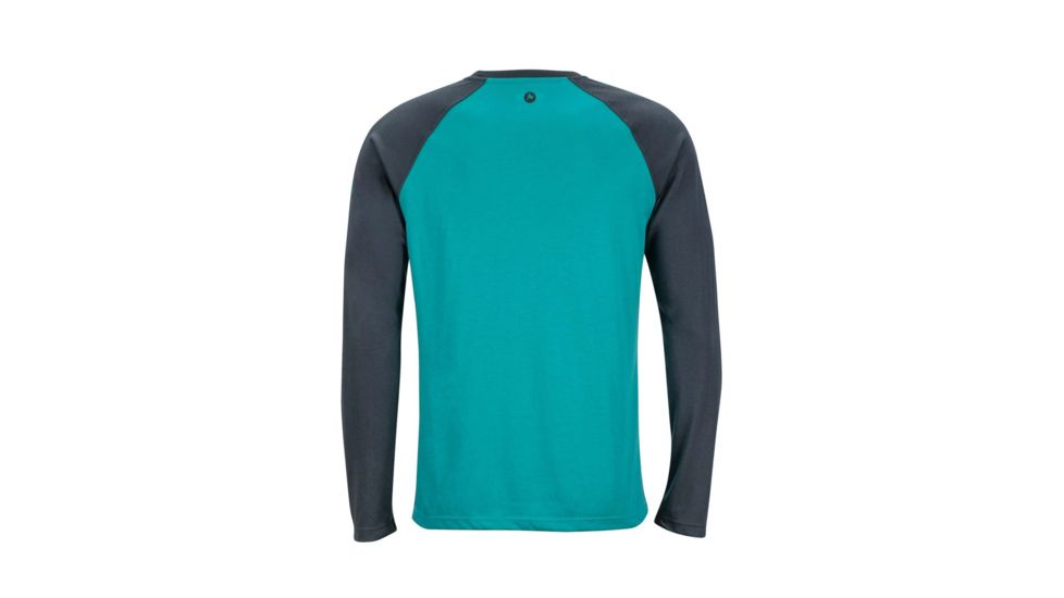 Marmot Owens Long Sleeve T-Shirt - Mens, Patina Green/Slate Grey, M 43790-4790-M