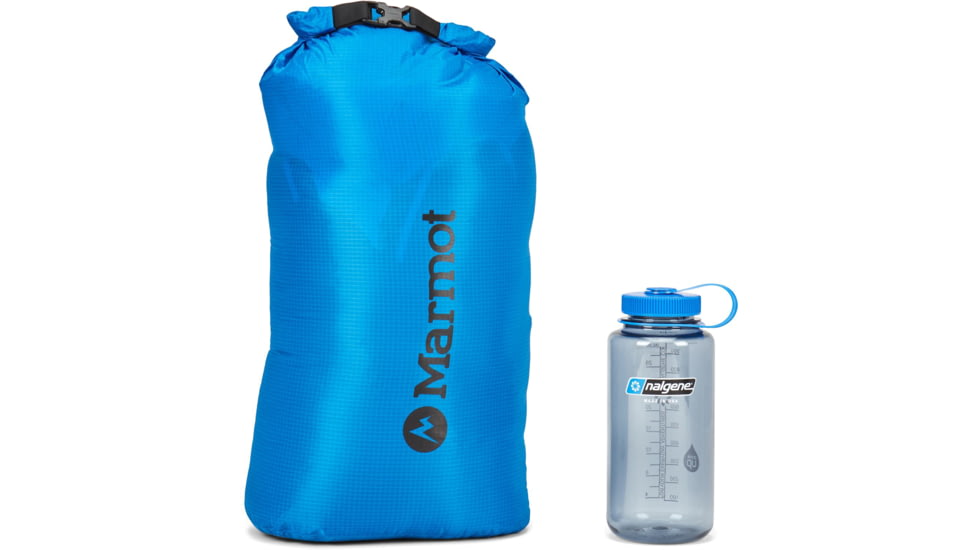 Marmot Paiju 10 Sleeping Bag, Black/Clear Blue, Regular, Left Zip, 37910-571-LZ