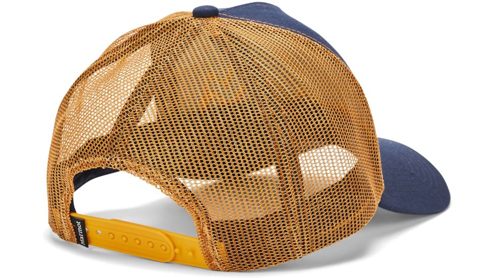 Marmot Peak Bagger Cap, Arctic Navy/Scotch, One Size, 19880-3164-ONE