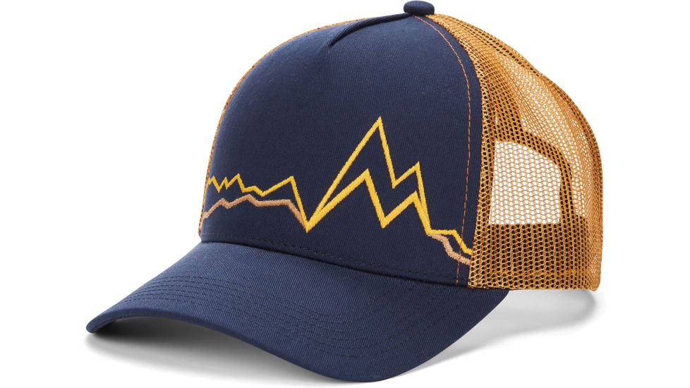 Marmot Peak Bagger Cap, Arctic Navy/Scotch, One Size, 19880-3164-ONE