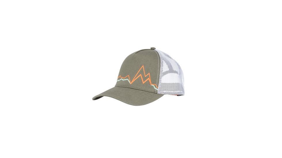 Marmot Peak Bagger Cap - Mens, Crocodile/Mandarin Orange, One Size, 19880-4838-ONE