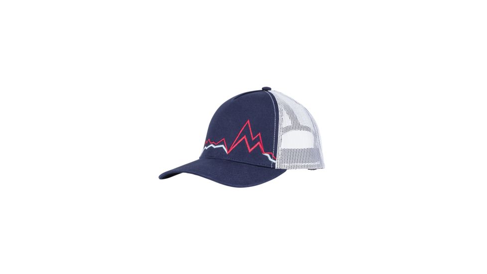Marmot Peak Bagger Cap - Mens, Vintage Navy/Sienna Red, One Size, 19880-3064-ONE