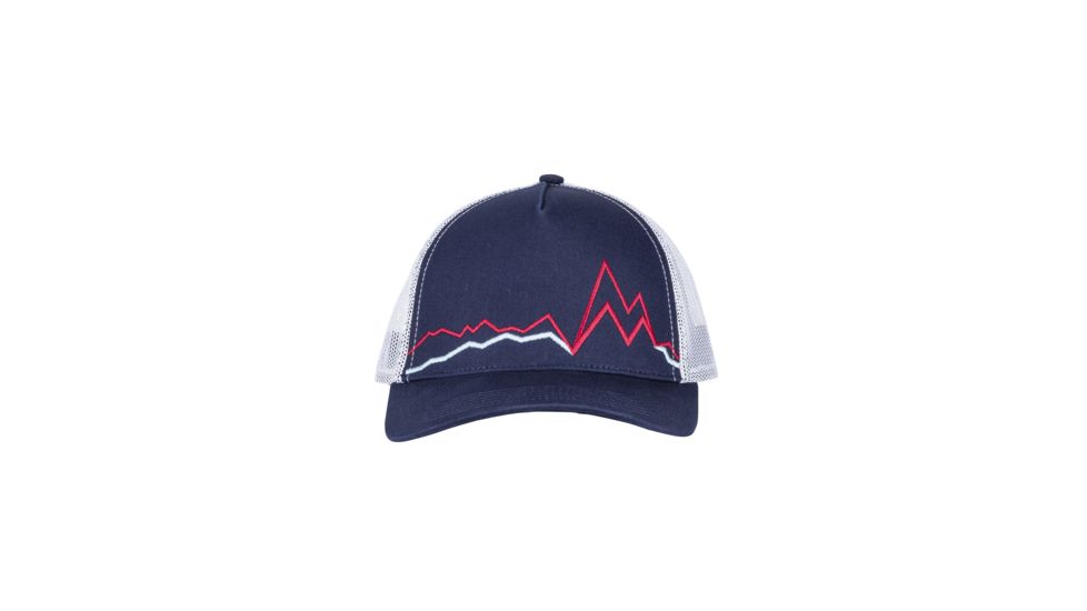 Marmot Peak Bagger Cap - Mens, Vintage Navy/Sienna Red, One Size, 19880-3064-ONE