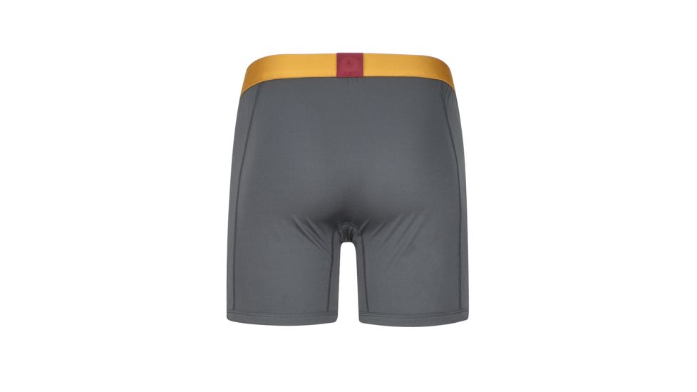 Marmot Performance Boxer Briefs 6 Inch - Mens, Slate Grey, Medium, 10460-1440-M