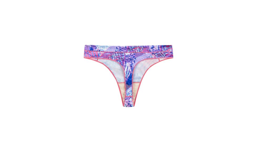 Marmot Performance Thong Briefs - Womens, Fern Floral, Medium, 13270-8107-M