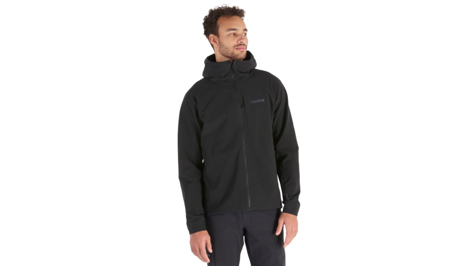 Marmot Pinnacle DriClime Hoody - Men's, Black, Small, M15385-001-S