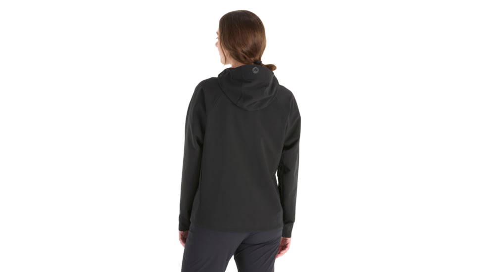 Marmot Pinnacle DriClme Hoody - Womens, Black, Large, M15395-001-L
