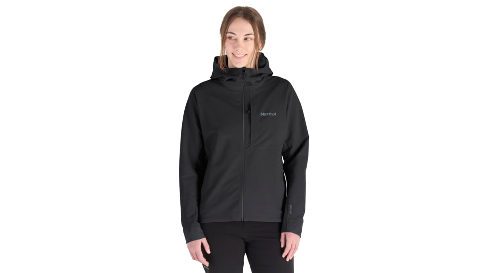 Marmot Pinnacle DriClme Hoody - Women's, Black, Large, M15395-001-L