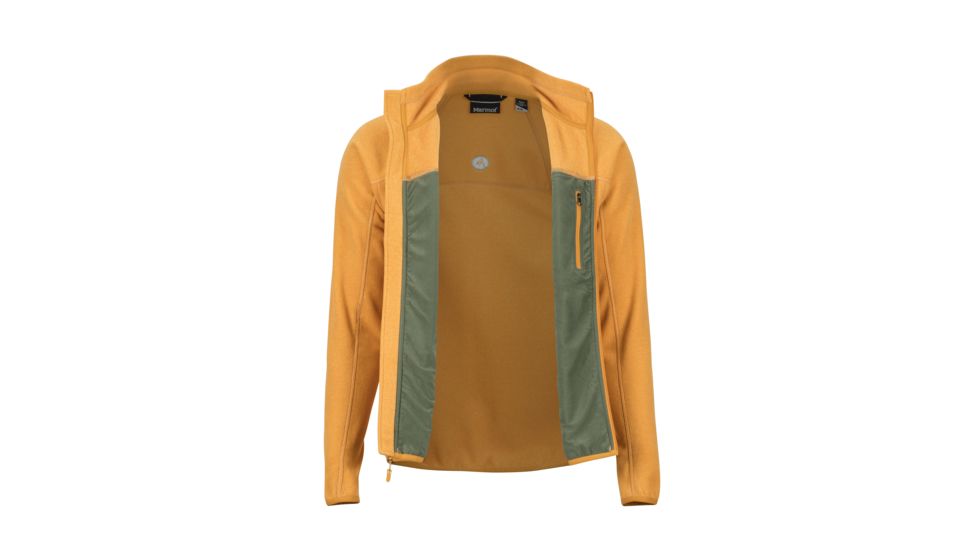 Marmot Pisgah Fleece Jacket - Mens, Aztec Gold, Large, 81810-9419-L